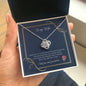 To My Wife - To The End - Love Knot Necklace - Celeste Jewel