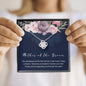 Wedding Day Gift For Mother Of The Groom - Love Knot Necklace - Celeste Jewel
