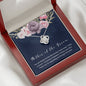 Wedding Day Gift For Mother Of The Groom - Love Knot Necklace - Celeste Jewel