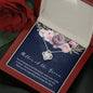 Wedding Day Gift For Mother Of The Groom - Love Knot Necklace - Celeste Jewel