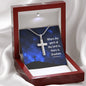 Where The Spirit Of The Lord - Personalized Cross Necklace - Celeste Jewel