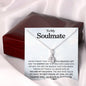 You Are My Soulmate - Sparkling Radiance Necklace (Etsy) - Celeste Jewel
