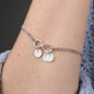 You Are Strong - Infinity Bracelet With Initial Charms - Celeste Jewel