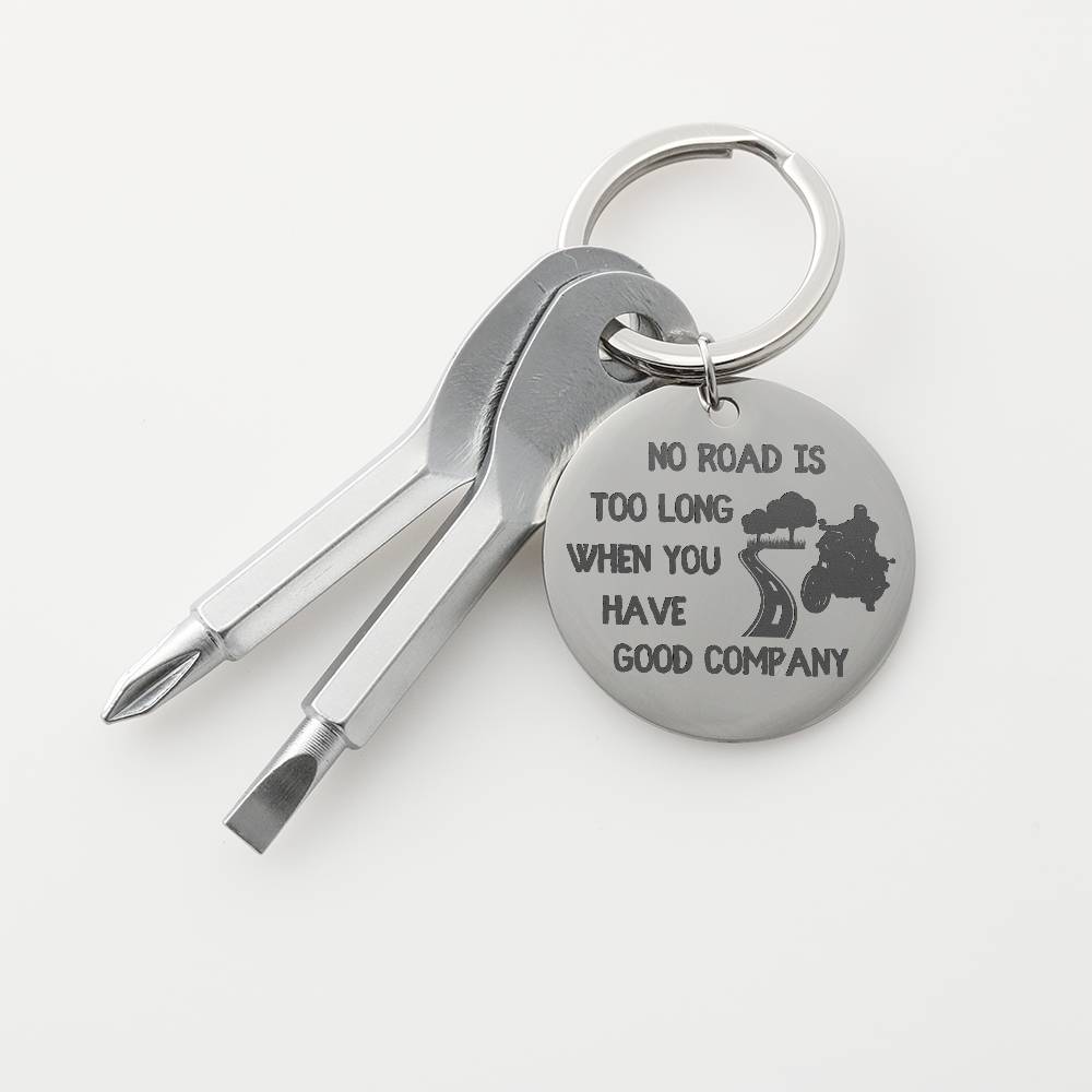 Gift For Biker | Engraved Screwdriver Keychain