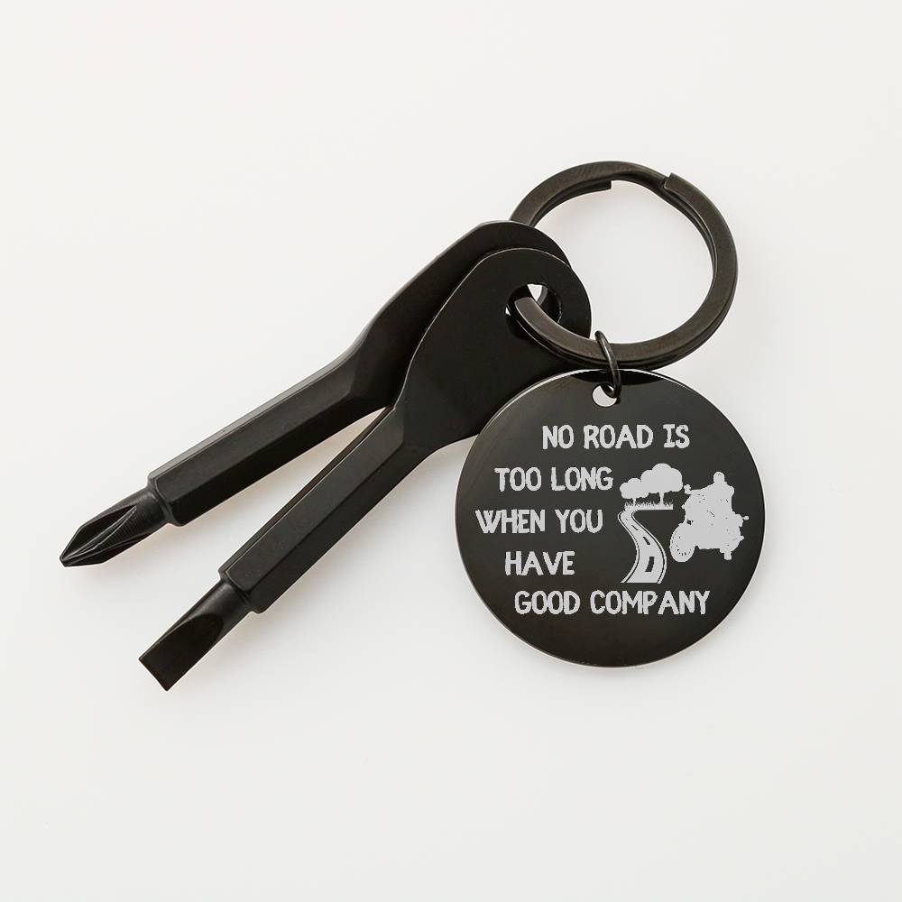 Gift For Biker | Engraved Screwdriver Keychain