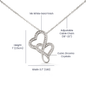On Your Graduation | Always Be You | Duo Hearts Necklace