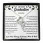 On Your Graduation | Always Be You | Duo Hearts Necklace
