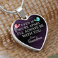 Gift For Grandchild From Grandma | Luxury Graphic Heart Necklace