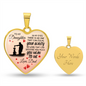 To My Daughter | Gift From Dad | Luxury Graphic Heart Necklace