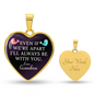 Gift For Grandchild From Grandma | Luxury Graphic Heart Necklace
