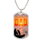 Reel Cool Dad | Luxury Dog Tag Necklace