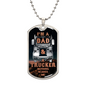 Trucker Dad | Luxury Dog Tag Necklace
