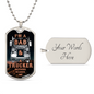 Trucker Dad | Luxury Dog Tag Necklace