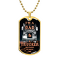 Trucker Dad | Luxury Dog Tag Necklace