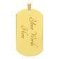 Father Husband Protector Hero | Luxury Dog Tag Necklace