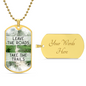 Take The Trails | Dog Tag Necklace With Engraving