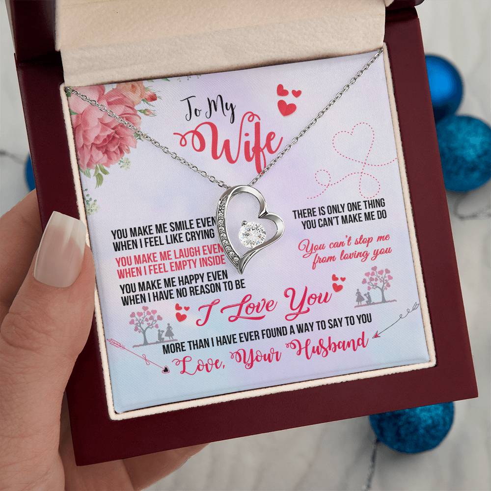 To My Wife | You Make Me | Eternal Love Necklace