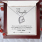 To My Daughter | Braver Stronger Smarter | Eternal Love Necklace
