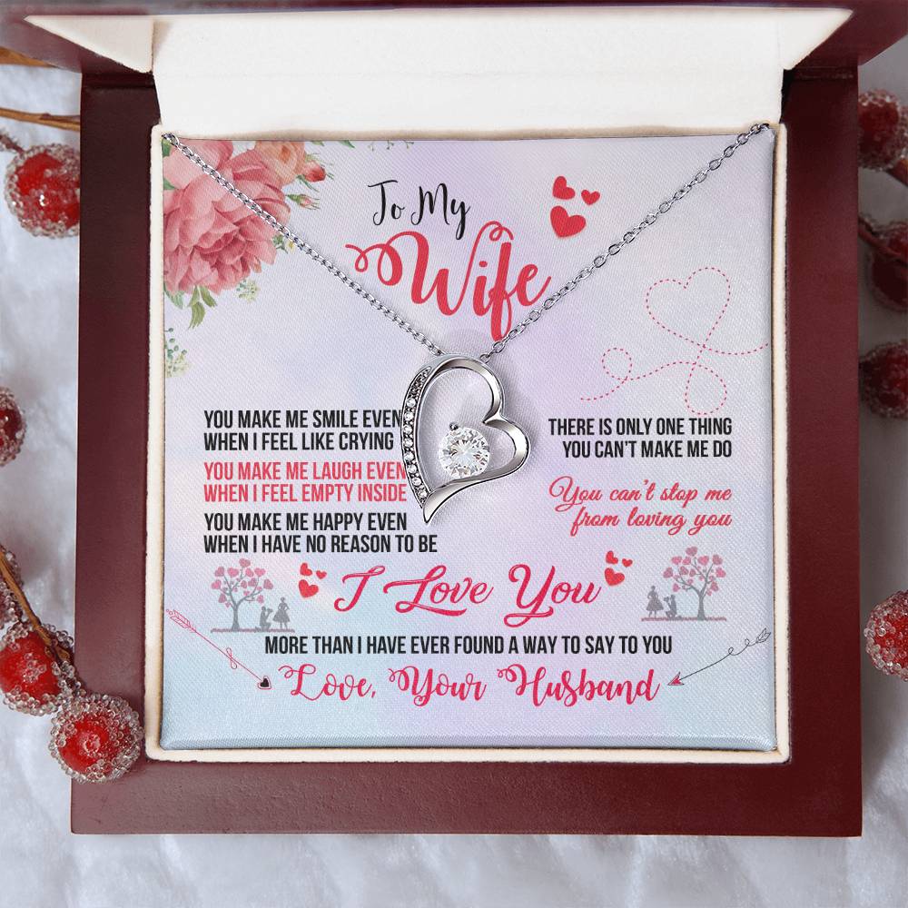 To My Wife | You Make Me | Eternal Love Necklace