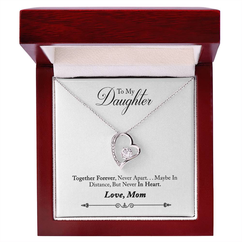 To My Daughter | Together Forever | Eternal Love Necklace