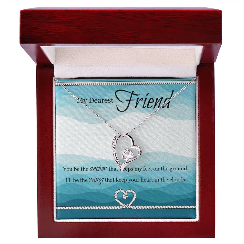 My Dearest Friend | I'll Be The Wings | Eternal Love Necklace