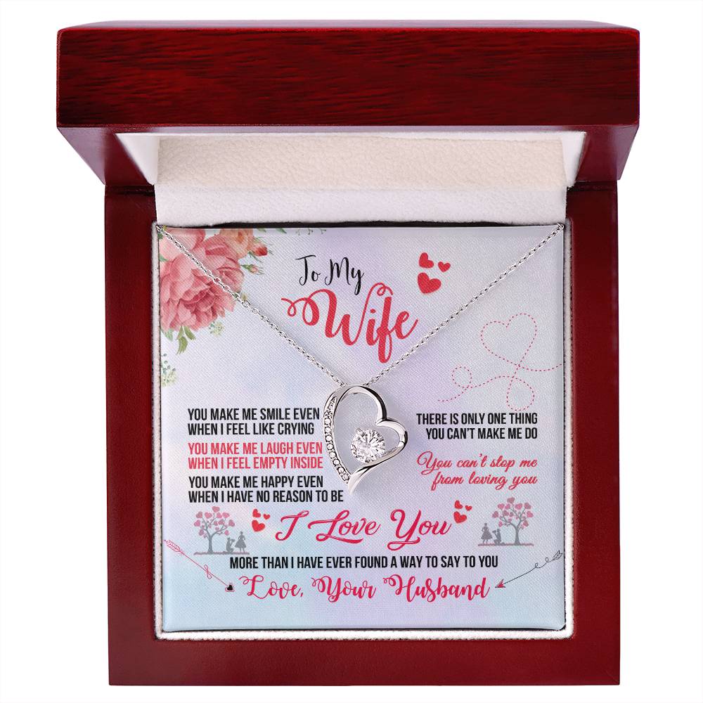 To My Wife | You Make Me | Eternal Love Necklace