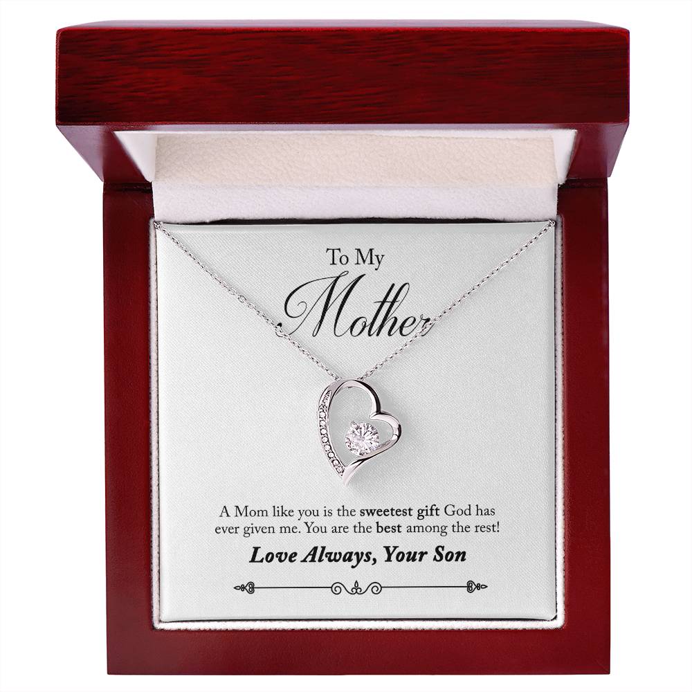 To My Mother | Sweetest Gift | Eternal Love Necklace