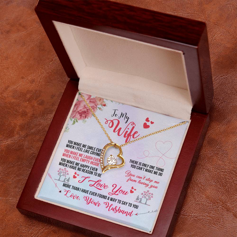 To My Wife | You Make Me | Eternal Love Necklace