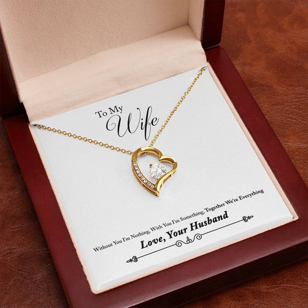 To My Wife | Together We're Everything | Eternal Love Necklace