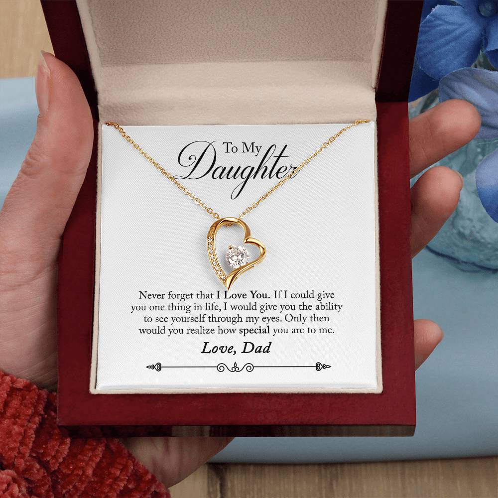 To My Daughter | How Special You Are | Eternal Love Necklace