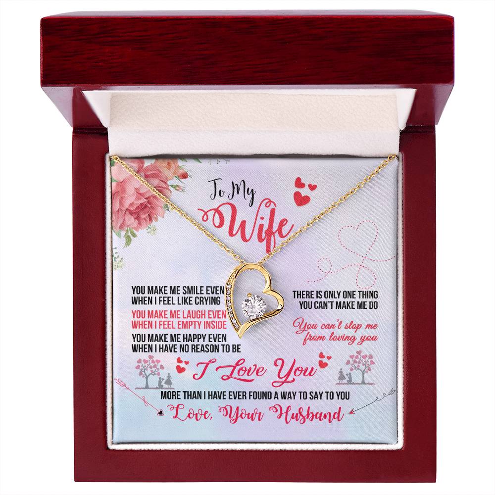 To My Wife | You Make Me | Eternal Love Necklace