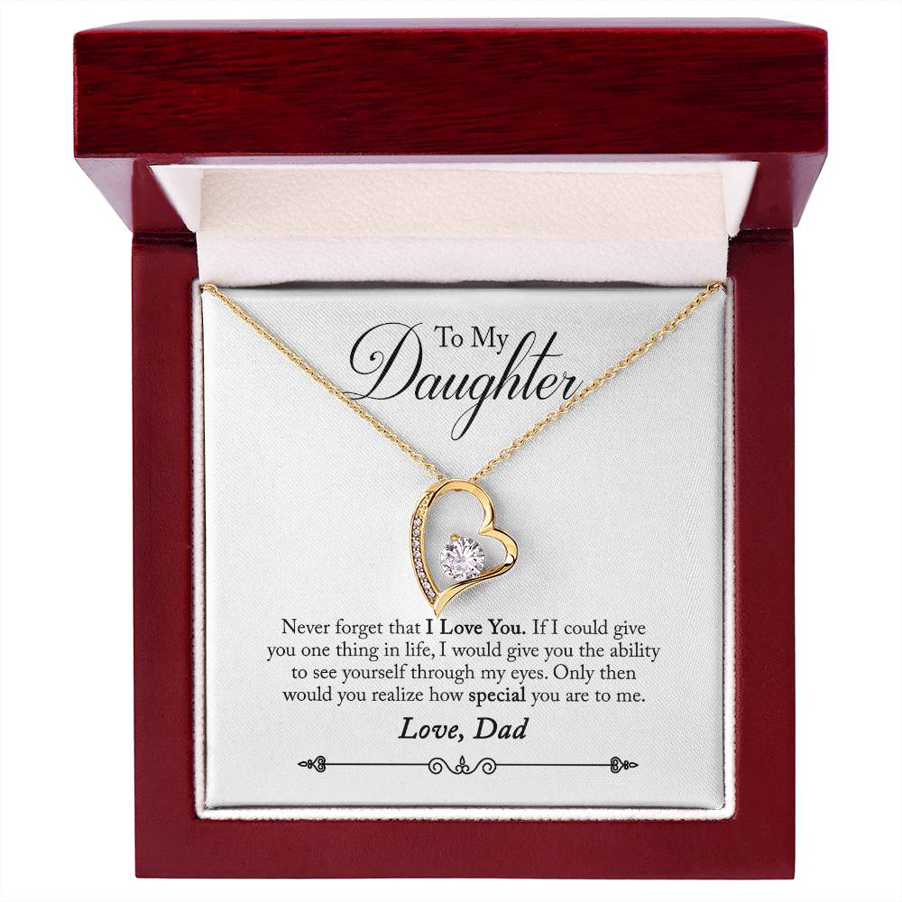 To My Daughter | How Special You Are | Eternal Love Necklace