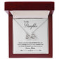 To My Daughter | Braver Stronger Smarter | Infinity Necklace