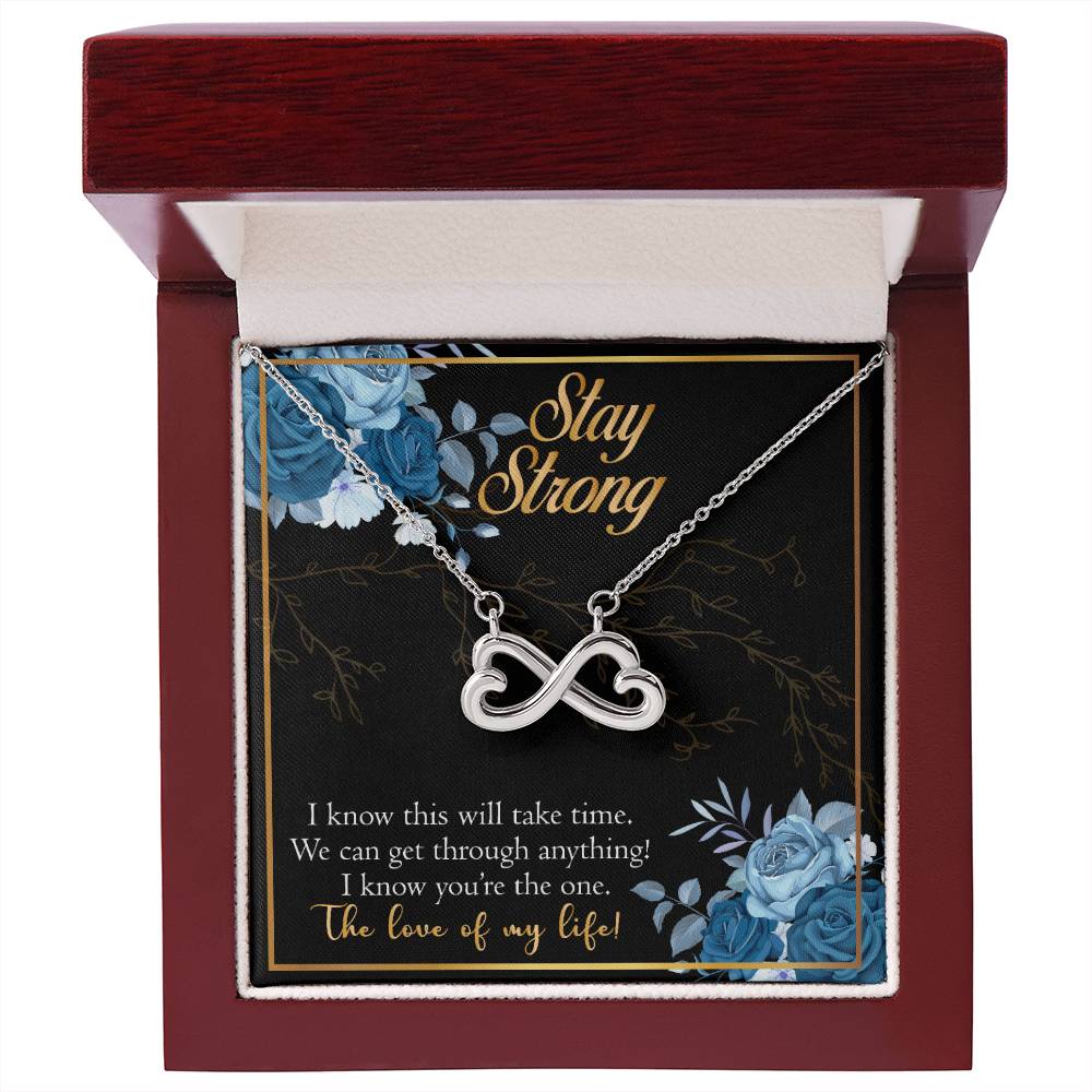 Stay Strong | Infinity Necklace