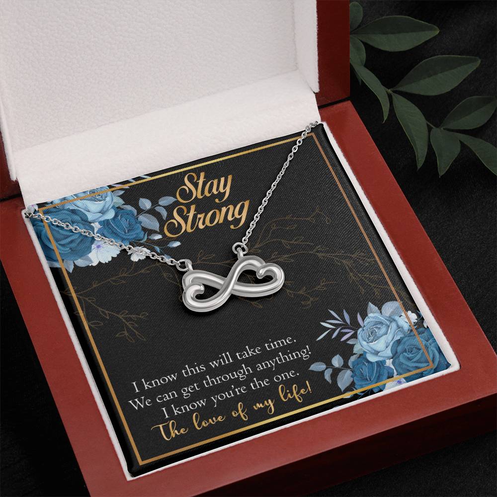 Stay Strong | Infinity Necklace
