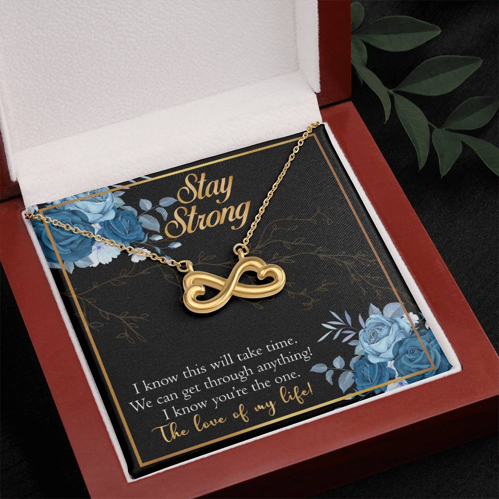 Stay Strong | Infinity Necklace