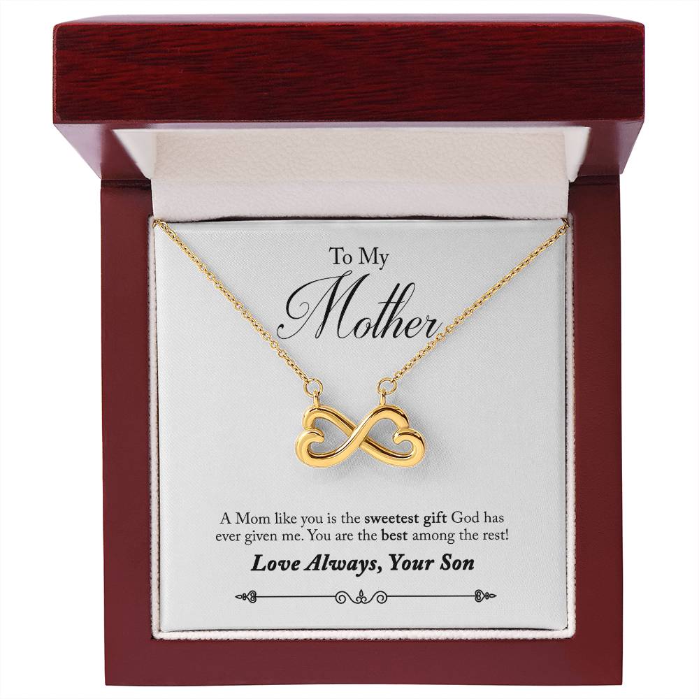 To My Mother | Sweetest Gift | Infinity Necklace