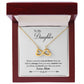 To My Daughter | Braver Stronger Smarter | Infinity Necklace