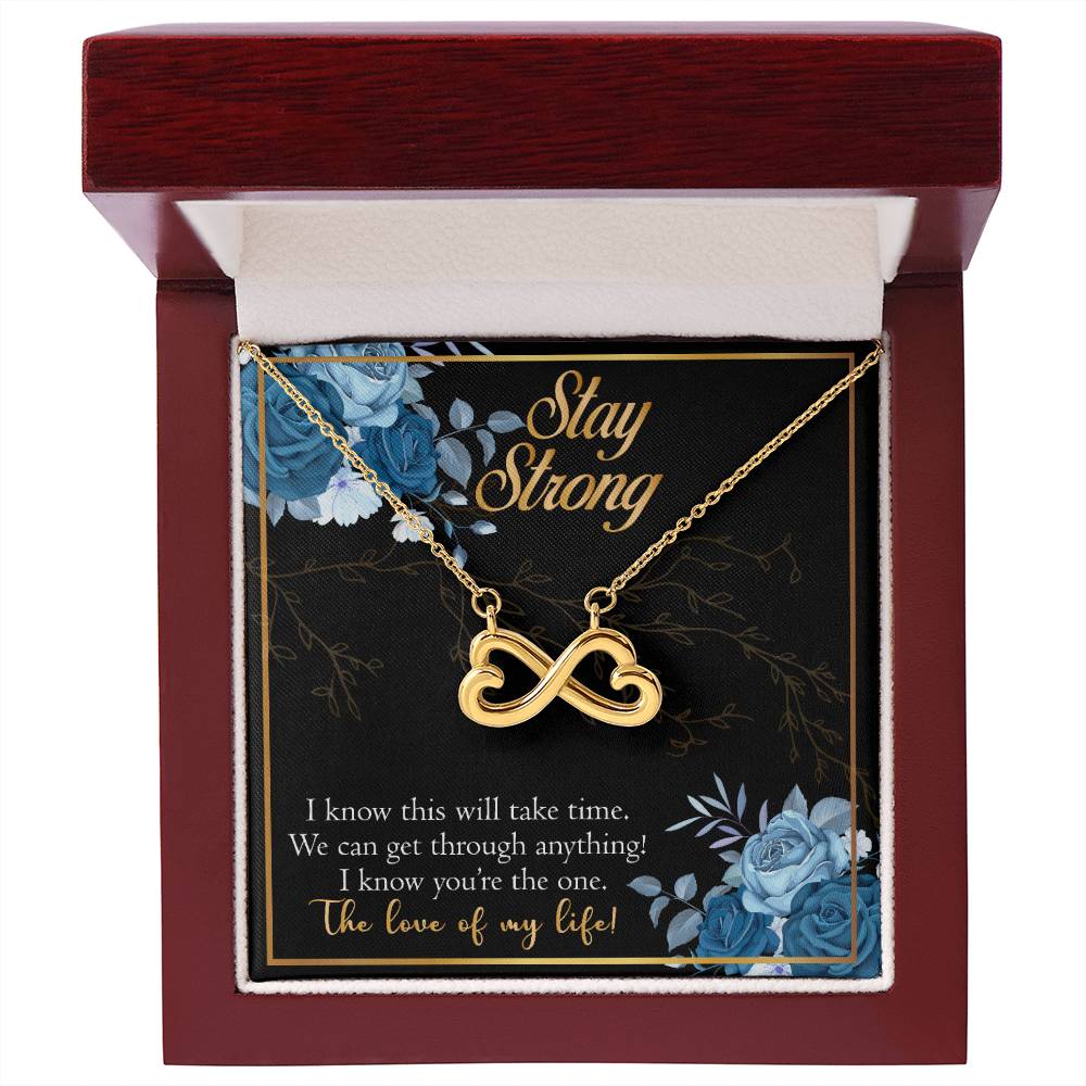 Stay Strong | Infinity Necklace