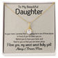 To My Daughter | One Of Three Places | Sparkling Radiance Necklace
