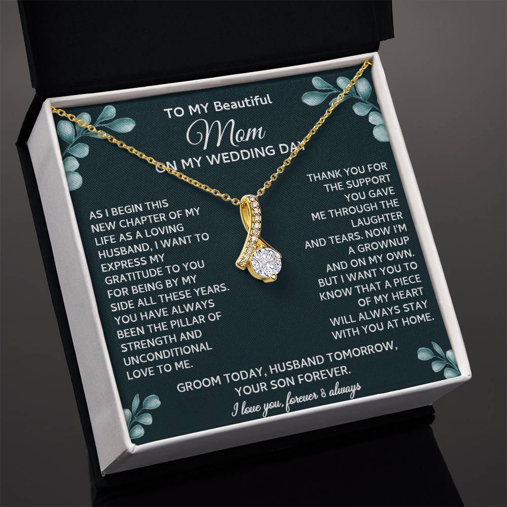 From Son To Mom On Wedding Day | Sparkling Radiance Necklace
