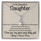 To My Daughter | One Of Three Places | Sparkling Radiance Necklace