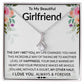 To My Beautiful Girlfriend | My Other Half | Sparkling Radiance Necklace