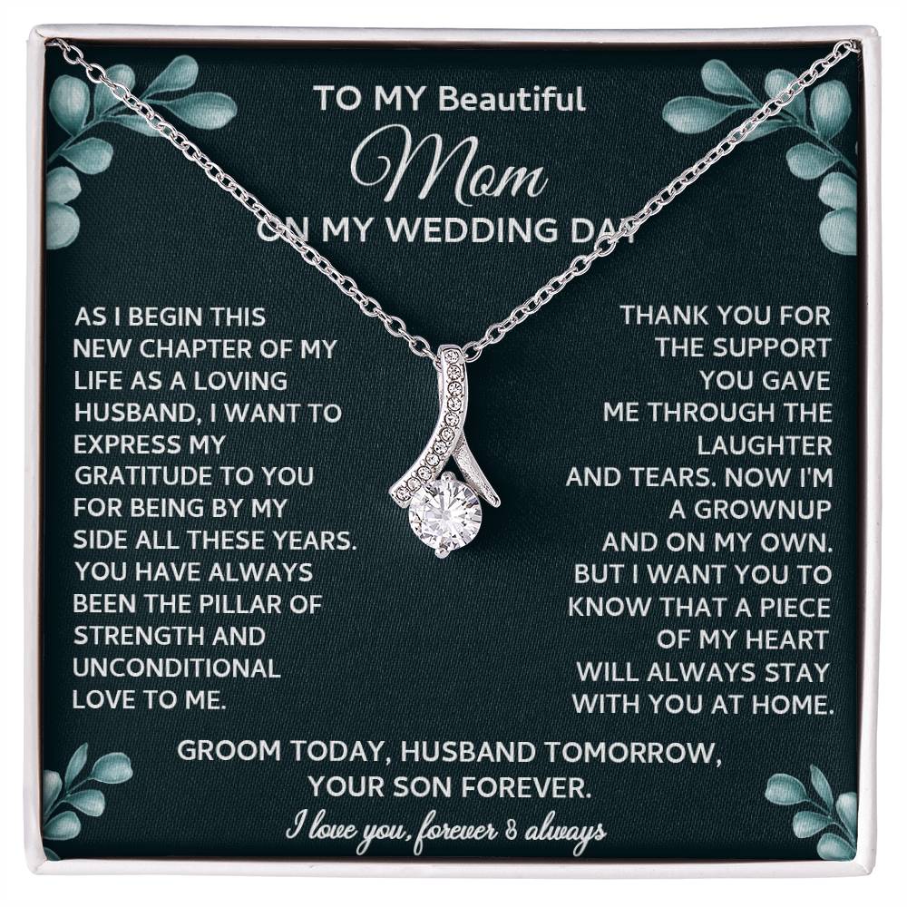 From Son To Mom On Wedding Day | Sparkling Radiance Necklace