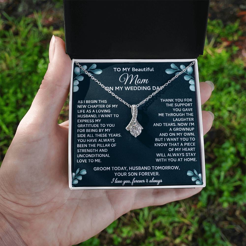 From Son To Mom On Wedding Day | Sparkling Radiance Necklace