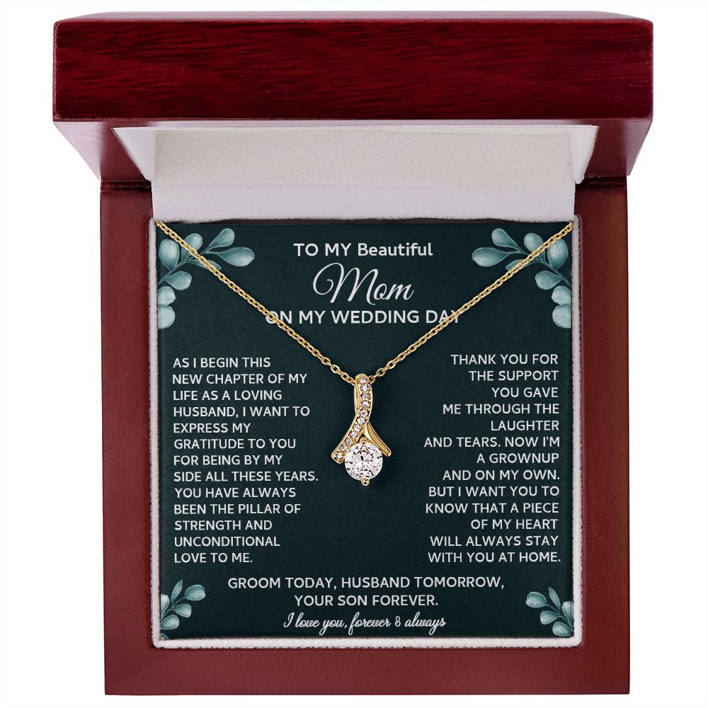 From Son To Mom On Wedding Day | Sparkling Radiance Necklace