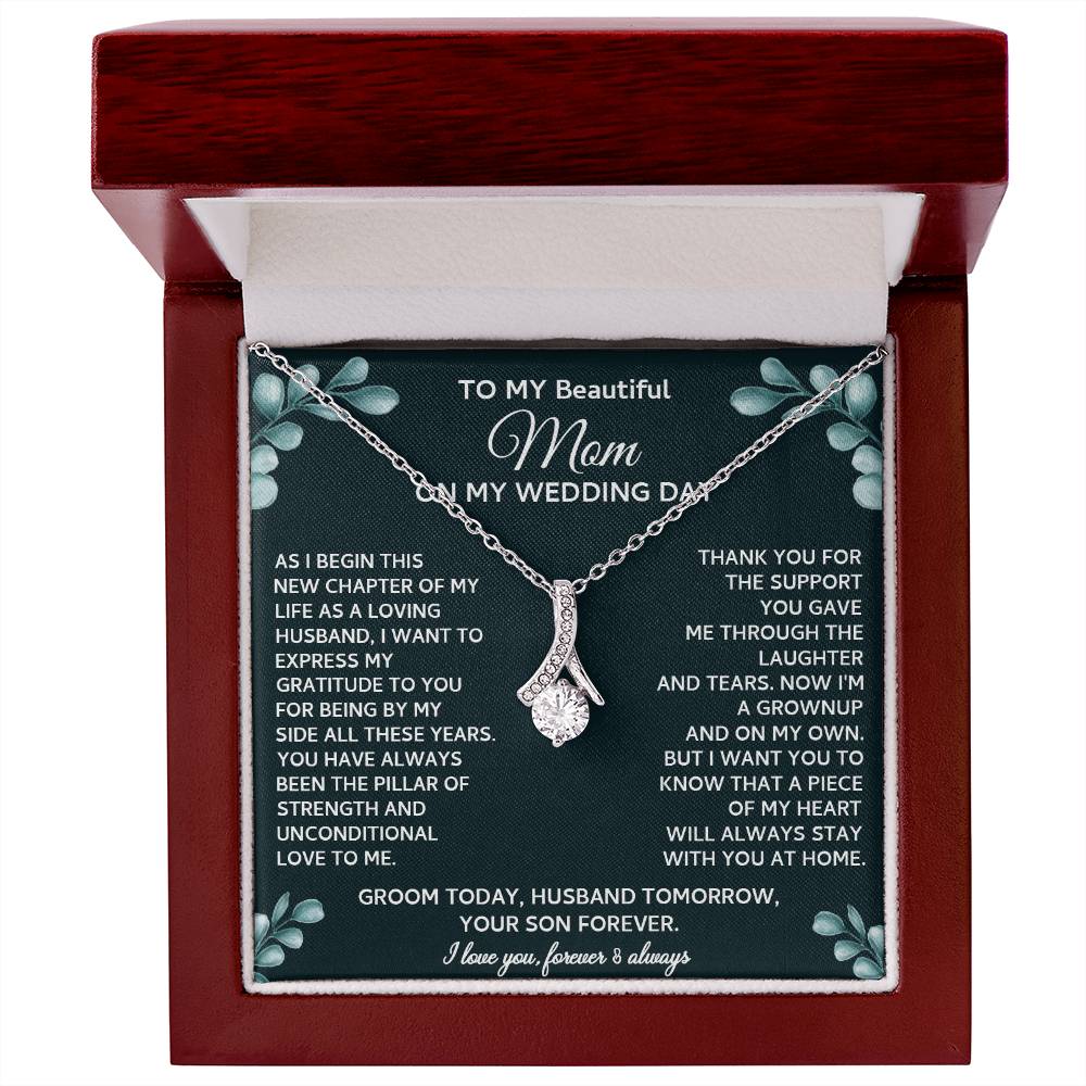From Son To Mom On Wedding Day | Sparkling Radiance Necklace