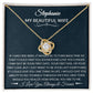 To My Beautiful Wife | How Special You Are | Love Knot Necklace