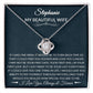 To My Beautiful Wife | How Special You Are | Love Knot Necklace