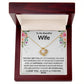 To My Beautiful Wife | My Other Half | Love Knot Necklace